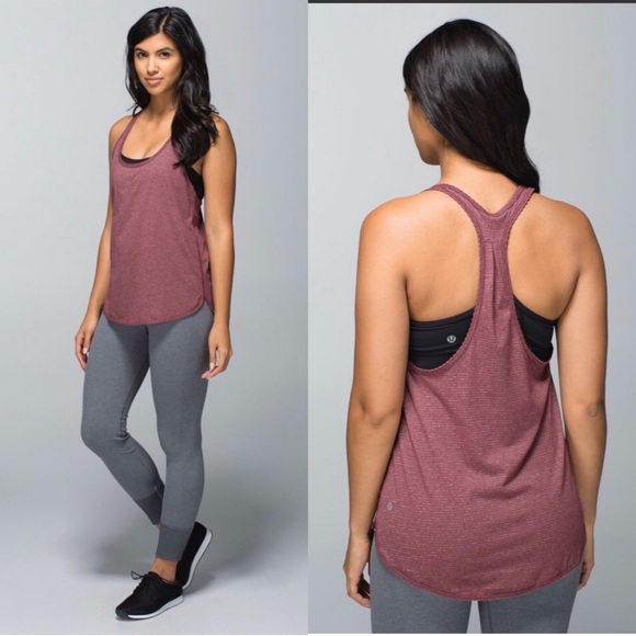 lululemon athletica Tops - Lululemon 105 F Singlet Racerback  Cotton Tank  4